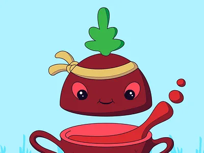 Beet Juice illustration illustrator
