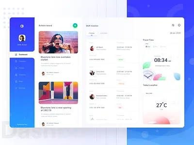 Dashboard for schedule and monitoring platform (version 3) add android clock dashboard dashboard design gradient ios logo menu monitor neel news planning prakhar sharma sundial time ui ux web