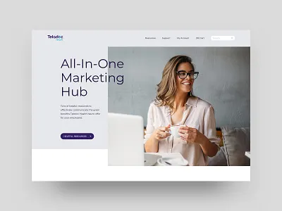 Teladoc Health Engagement HQ design digital design graphic design jeff zepeda jeffzepeda purple teladoc ui ux ux ui design violet web web design website