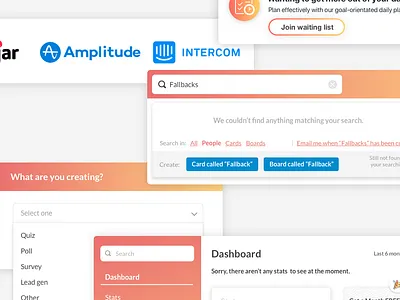 Fallback UI for upcoming article flat form gradient icon icons illustration process ui ux vector web