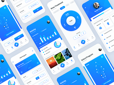 Mindfulness App app design health app interface ios ios 12 mindfulness mobile product design ui ux white