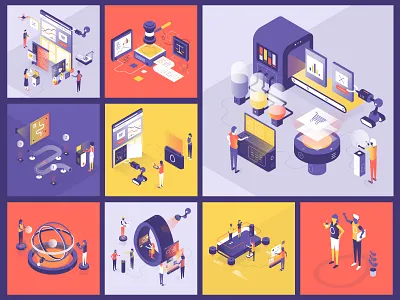 Kehittamo Illustrations design illustration vector wordpress