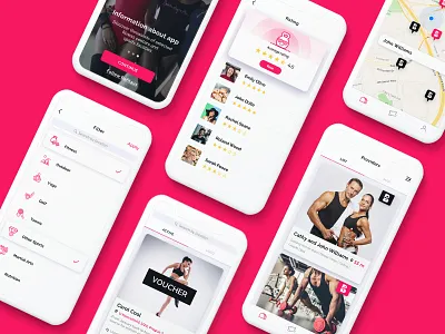 BeFit - App that keeps you moving! desig fitness illustration mobile app pictogram pixelmate sporting ux