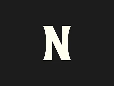 Letter By Letter: N custom letter n serif simple