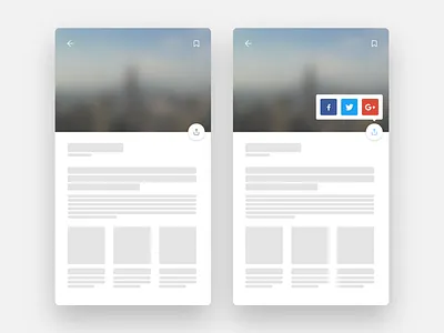Daily UI #010 – Social Share daily ui dailyui dailyui 010 facebook google plus share social social share twitter