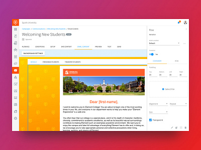 Element451 - Campaigns analytics app campaignmonitor campaigns crm dashboad dashboard app design flat material design sketch ui ux web