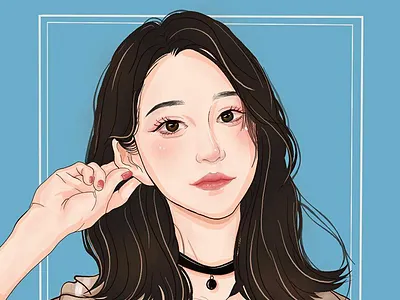 Red smile design illustration