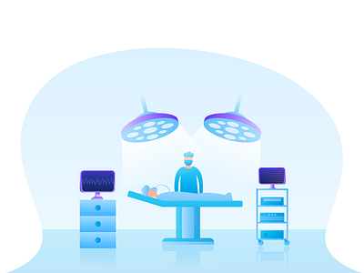 Surgical Services adobe character doctor gradient hospital illustration illustrator medical services surgery surgical vector
