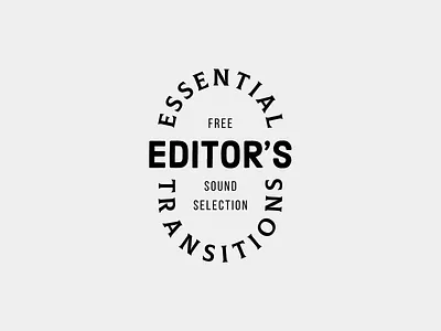 Soundsnap Typography #4 - Editor's Essential Transitions branding editor effect font icon logo retro sound typography ui vector