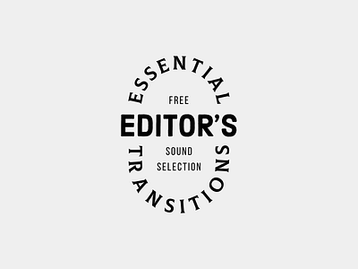 Soundsnap Typography #4 - Editor's Essential Transitions branding editor effect font icon logo retro sound typography ui vector