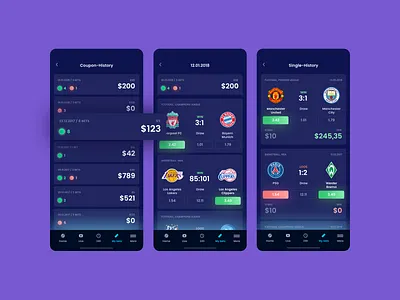 Bet App History bet blockchain blockchain game bookmaker coupon game history loose play sport status task team win