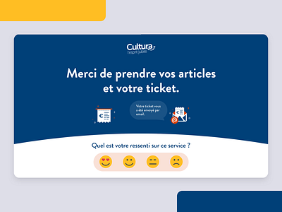 Self checkout - Happy? android app clean dayli ecommerce flat icon illustration ui vector webdesign