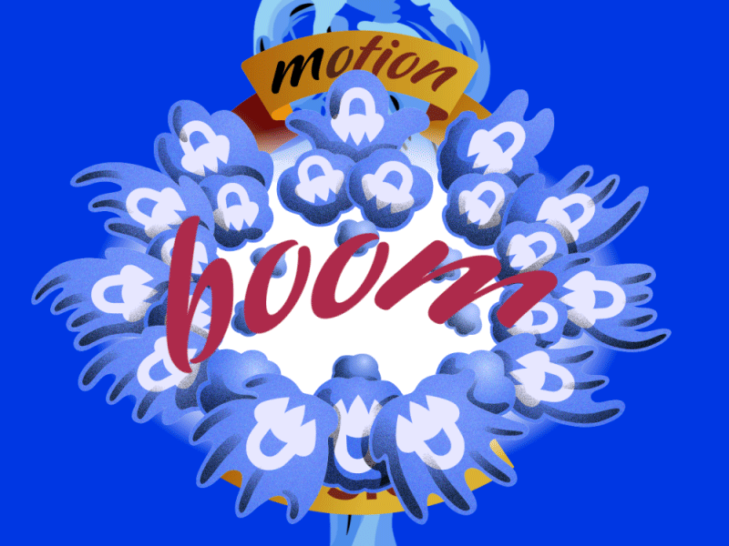 Motion Design Explosion after effects animation illustrator motion design