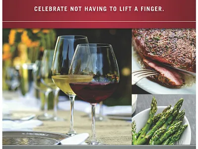 Ruth's Chris Steakhouse Summer Incentive Poster adveristing design layout photo retouching print restaraunt