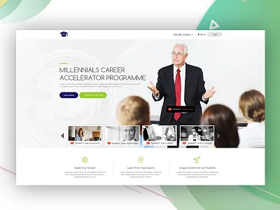 Millennials Career Accelerator Programme V1 design ui ux ui design web web deisgn