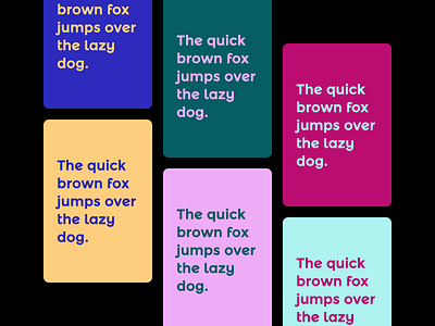 Color Playground color colors combination dark exploration gradient grid inspiration layout minimal pattern typography