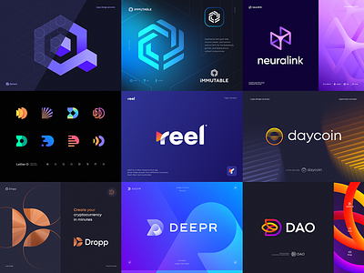 Top Dribbble Shots 2022 blockchain branding coin collection crypto defi deployment fintech gaming gradient icon identity letter d lettering logo nft rebranding redesign software token