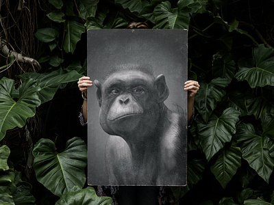 Out of the Cave digital art wildlife art