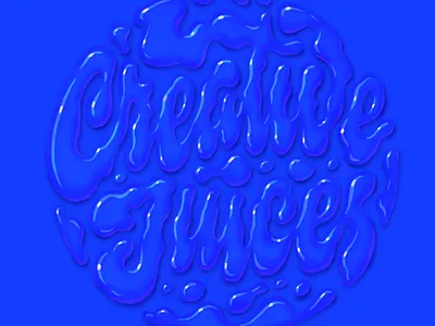 Creative Juices creative juices lettering liquid procreate script type wet