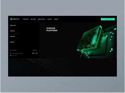 Interaction iGaming Platfrom UXUI crypto dark ui design egaming esports igamig igaming interaction design minimal minimalism minimalistic ntf online platforms ui ux web webdesign website