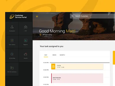 Customer Service Portal Dashboard Enbridge Gas app branding dashboard design icons set ui uidesign ux designer ux ui vector web web 3.0 web design webdesign website