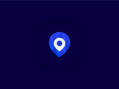 Location pin app icon animation app egg flat icon icon a day icon app ios location app location pin logo logo a day logo design minimal service typography ui ux vector web