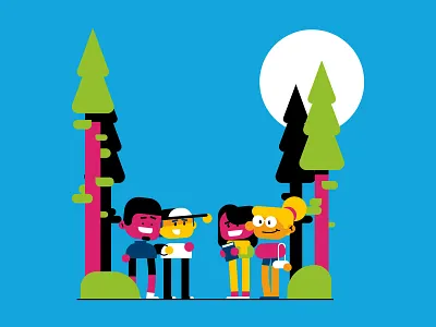 Students animation branding cartoon character character art design graphic illustration illustrator students vector