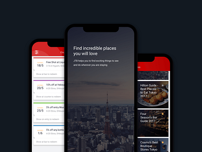 JTB Travel Navigator ios mobile mobile app product design software travel ui ux designer