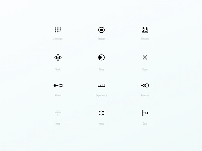 Mysterious Abstract Glyphs abstract glyphs iconography icons minimal mysterious
