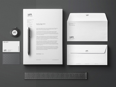 Tom Art architect studio architect brand brandidentity clean design emblem graphic hunap hunapstudio identity illustration logo professional stationery vector