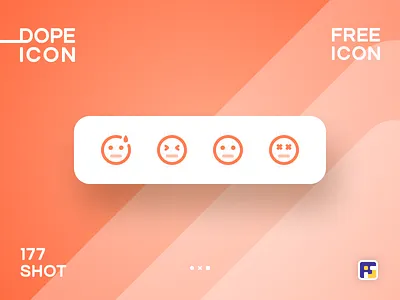 Dopeicon - Icon Showcase 177 animation app branding design dope dopeicon emoji emojis flat freebies icon illustration logo type typography ui ux vector web website