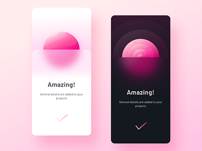 Success modal for documentation app dark day gradient illustration light modal modal box neel night night mode over planet pop prakhar share sharma ui ui ux designer uidesign user