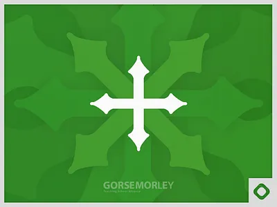 GORSE Morley Logo academy branding cross green logo morley school teaching school