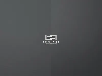 Tom Art architect studio architect black brand clean design emblem hunap hunapstudio identity kapor logo professional