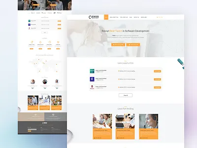 Enco recruitment ui ux ux ui design web deisgn