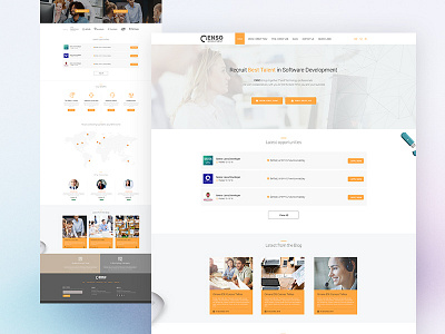 Enco recruitment ui ux ux ui design web deisgn