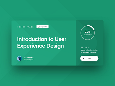 Endowed Progress Effect behavior design clean education minimal online course play progress psychology user experience user interface