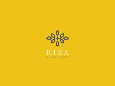 H I R A branding dimonds h logo mark store