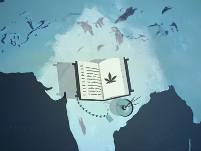 Boris Moshkov Styleframe 2019 India 3d aftereffects animation c4d cannabis cell animation cell shading cellanimation cinema4d marihuana motion motiongraphics toon