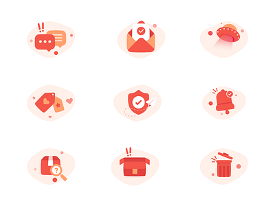 Bartr Illusration Set 02 ai design empty cart empty screen empty state icon iconset illustration illustrator onboarding trash ui vietnam