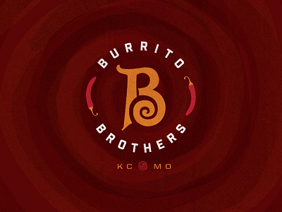 Burrito Brothers KC b logo branding brothers burrito food kansas city logo mexican food restaurant