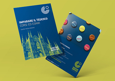 Goethe Institut - Brochure brand design brochure coo coordinate graphic design visu visual identity