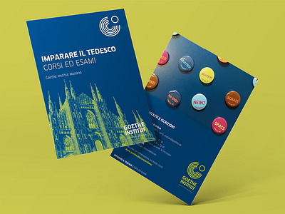 Goethe Institut - Brochure brand design brochure coo coordinate graphic design visu visual identity