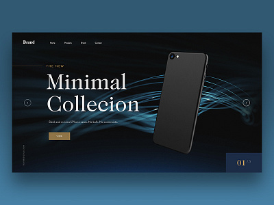 iPhone Case Landing Page Concept 2 case concept iphone landingpage minimal phone product ui website