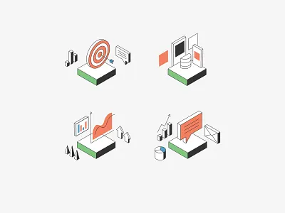 Isometric design icon illustration isometric isometric design ui vector