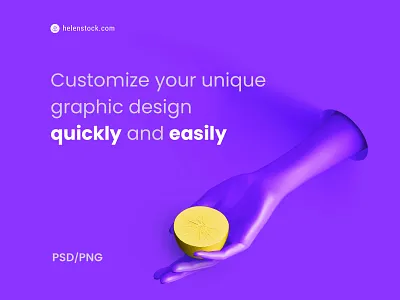 Romantic Fashion #09 ✋🍋 3d color creative design fashion graphic hand illustration lemon monochrome photoshop png psd purple romantic scene creator scenecreator shapes trendy violet