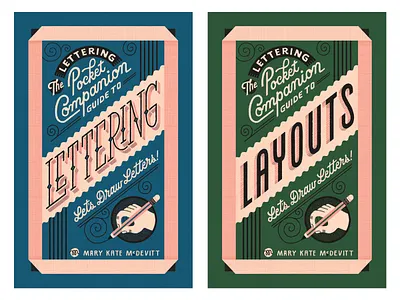 Lettering Pocket Companion Guides booklet booklet design cover design lettering lettering artist tutorial