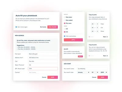 Misc modals components editor hint modal popup system ui web