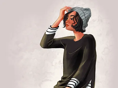 Rest time artdaily cute design digital art digital illustration digital painting digital print emotion funny illustration illustrator procreate