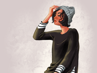 Rest time artdaily cute design digital art digital illustration digital painting digital print emotion funny illustration illustrator procreate